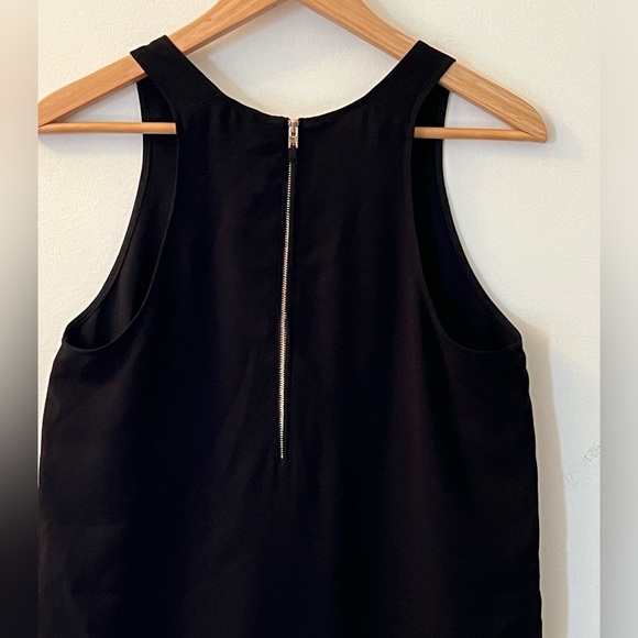 Wilfred | Little Black Racer Back Dress with Exposed Zipper - Size Small - Picture 7 of 14